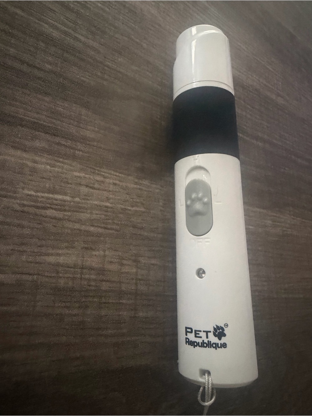 White and Black Dog Nail Grinder